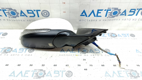 Infiniti Q50 14-20 right side mirror assembly, 7 pins, turn signal, white
