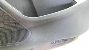 Door trim panel, front right, Chevrolet Bolt 17 - dark gray, rubber armrest, white plastic insert, no lock button, scratches