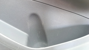 Door trim panel, front right, Chevrolet Bolt 17 - dark gray, rubber armrest, white plastic insert, no lock button, scratches