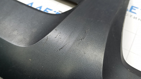 Audi Q3 8U 16-18 rear bumper lip, gray, for 1 dual exhaust, cutout for a non-factory towbar