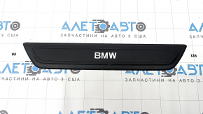 Outer front left door sill trim BMW X3 F25 11-17 black, worn
