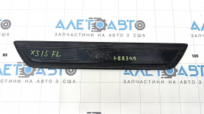 Outer front left door sill trim BMW X3 F25 11-17 black, worn