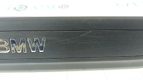 Outer front left door sill trim BMW X3 F25 11-17 black, worn