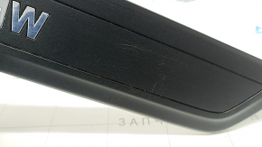 BMW X3 F25 11-17 black, worn outer front right door sill plate