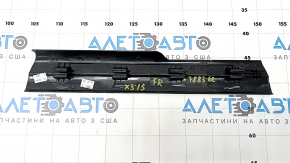 BMW X3 F25 11-17 black, scratched, front right inner door sill plate