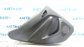 Door trim, rear left, Chevrolet Bolt 17, dark gray, original plastic, dark gray plastic insert, scratches
