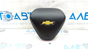 Airbag in the steering wheel, driver's side, Chevrolet Bolt 17-21, black