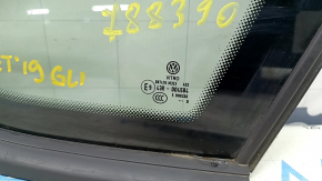 Rear right window, blind glass, VW Jetta 19-24 matte GLI, scratches