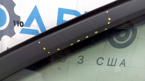 Rear right window, blind glass, VW Jetta 19-24 matte GLI, scratches