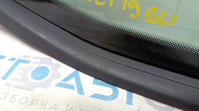 Rear right window, blind glass, VW Jetta 19-24 matte GLI, scratches