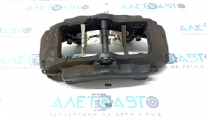 Front left caliper assembly for Audi Q7 4L 10-15, 6 pistons, with bracket