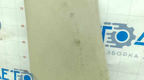 Lower left center pillar trim for Infiniti Q50 14-20, beige, scratches, needs cleaning