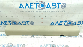 Front right inner door sill plate for Infiniti Q50 14-20, beige, scratches, broken fastener