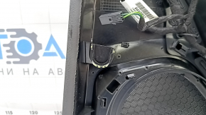 Door trim panel rear left Audi Q3 8U 15-18 black with brown leather, wood trim, with handle, broken fasteners