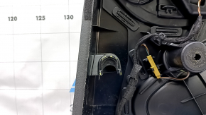 Door trim panel rear left Audi Q3 8U 15-18 black with brown leather, wood trim, with handle, broken fasteners