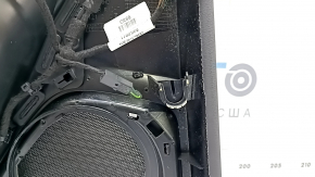 Door trim panel, rear right, Audi Q3 8U 15-18, black with brown leather, wood trim, with handle, broken fasteners