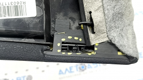 Left rear seat side panel for BMW X3 F25 11-17, black leather, broken fasteners