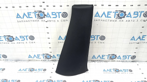 Right rear seat side panel for BMW X3 F25 11-17, black leather, broken mount, dent, needs cleaning