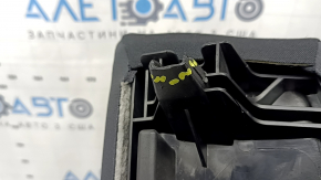 Right rear seat side panel for BMW X3 F25 11-17, black leather, broken mount, dent, needs cleaning