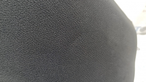 Right rear seat side panel for BMW X3 F25 11-17, black leather, broken mount, dent, needs cleaning