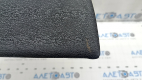 Right rear seat side panel for BMW X3 F25 11-17, black leather, broken mount, dent, needs cleaning