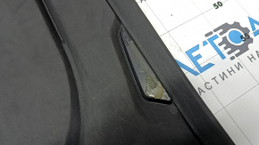 Set of floor mats for BMW X3 F25 15-17, black rubber, worn, emblem missing