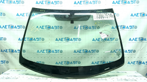 Infiniti Q50 15-20 windshield with rain sensor, without camera, PGW, chip, air leak along the edge