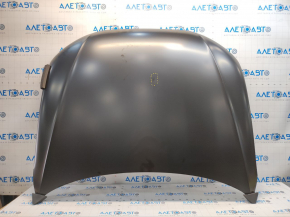 The hood of a bare Audi A4 B8 13-16 restyling steel, dented
