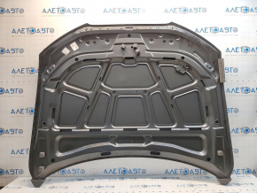 The hood of a bare Audi A4 B8 13-16 restyling steel, dented