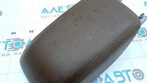 Audi Q3 8U 15-18 armrest, brown leather, dry-cleanable