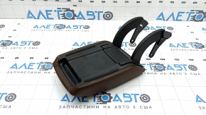 Audi Q3 8U 15-18 armrest, brown leather, dry-cleanable