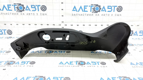 Passenger seat cover, side left, Audi Q3 8U 15-18, black, electric, scratch, crack in mount