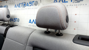 Rear seats, 2nd row, Chevrolet Bolt 17 - gray cloth + dark gray, red stitching