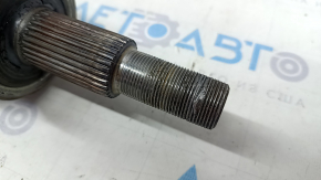 Drive axle shaft rear left Infiniti Q50 14-20 2.0T, 3.0T, 3.7 thread defect, rusty