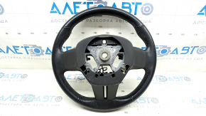 Infiniti Q50 18-20 black leather steering wheel with heating, no buttons, scratches, cracks