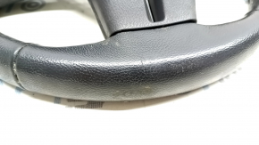 Infiniti Q50 18-20 black leather steering wheel with heating, no buttons, scratches, cracks