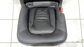 Rear seats, 2nd row, right, Audi Q7 4L 10-15, heated, black leather