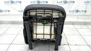 Rear seats, 2nd row, right, Audi Q7 4L 10-15, heated, black leather