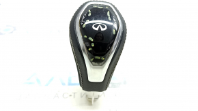 Infiniti Q50 18-24 leather gear knob, black, air