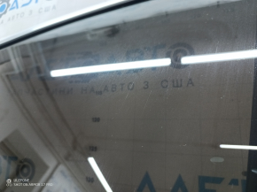 Front left door assembly for an Audi Q7 4L 10-15 keyless, white LS9R, scratches on the glass and trim