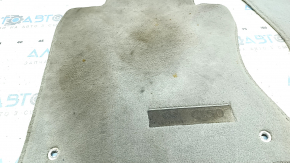 Set of floor mats for Infiniti Q50 14-24, gray, cloth, dry-cleanable