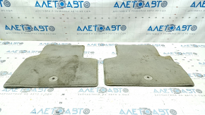 Set of floor mats for Infiniti Q50 14-24, gray, cloth, dry-cleanable