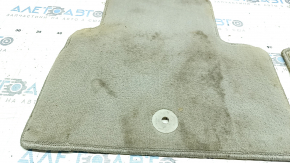 Set of floor mats for Infiniti Q50 14-24, gray, cloth, dry-cleanable