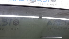 Rear left door assembly for an Audi Q7 4L 10-15 keyless, tinted, white LS9R, bumper, scratches on glass