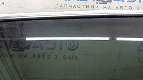 Audi Q7 4L 10-15 keyless rear right door assembly, tinted, white LS9R, dents, nicks, scratches on glass