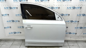 Front right door assembly for an Audi Q7 4L 10-15 keyless, white LS9R, dent, dents, scratches on the glass