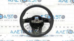 Audi Q3 8U 15-18 black leather steering wheel, dry-cleanable, scratches
