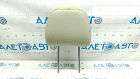 Front left headrest Infiniti Q50 14-20, beige leather, ready to clean