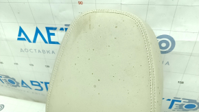 Front left headrest Infiniti Q50 14-20, beige leather, ready to clean