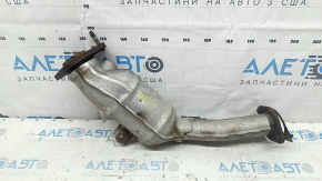 Left exhaust pipe with catalytic converter for Infiniti Q50 16-18 3.0